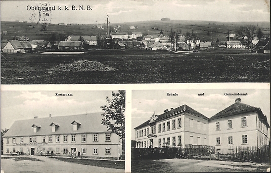 Datei:AK-Obergrund-Kretscham-Schule-und-Gemeindeamt.jpg